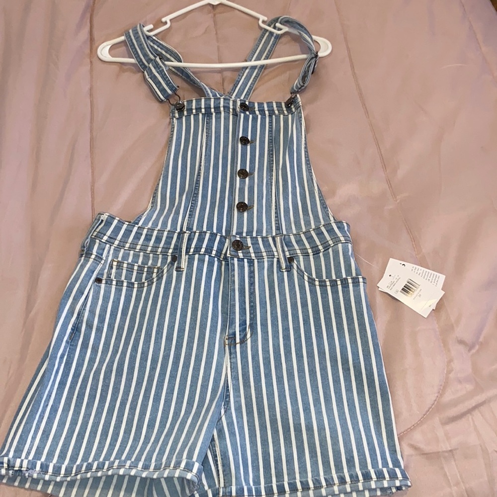 Light blue Guess striped jumper
